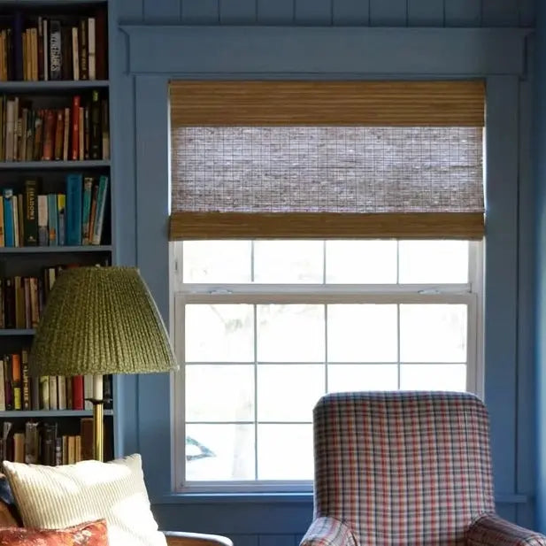 Rae Natural Ramie Flax Woven Wood Blinds - Series C?-TWOPAGES CURTAINS