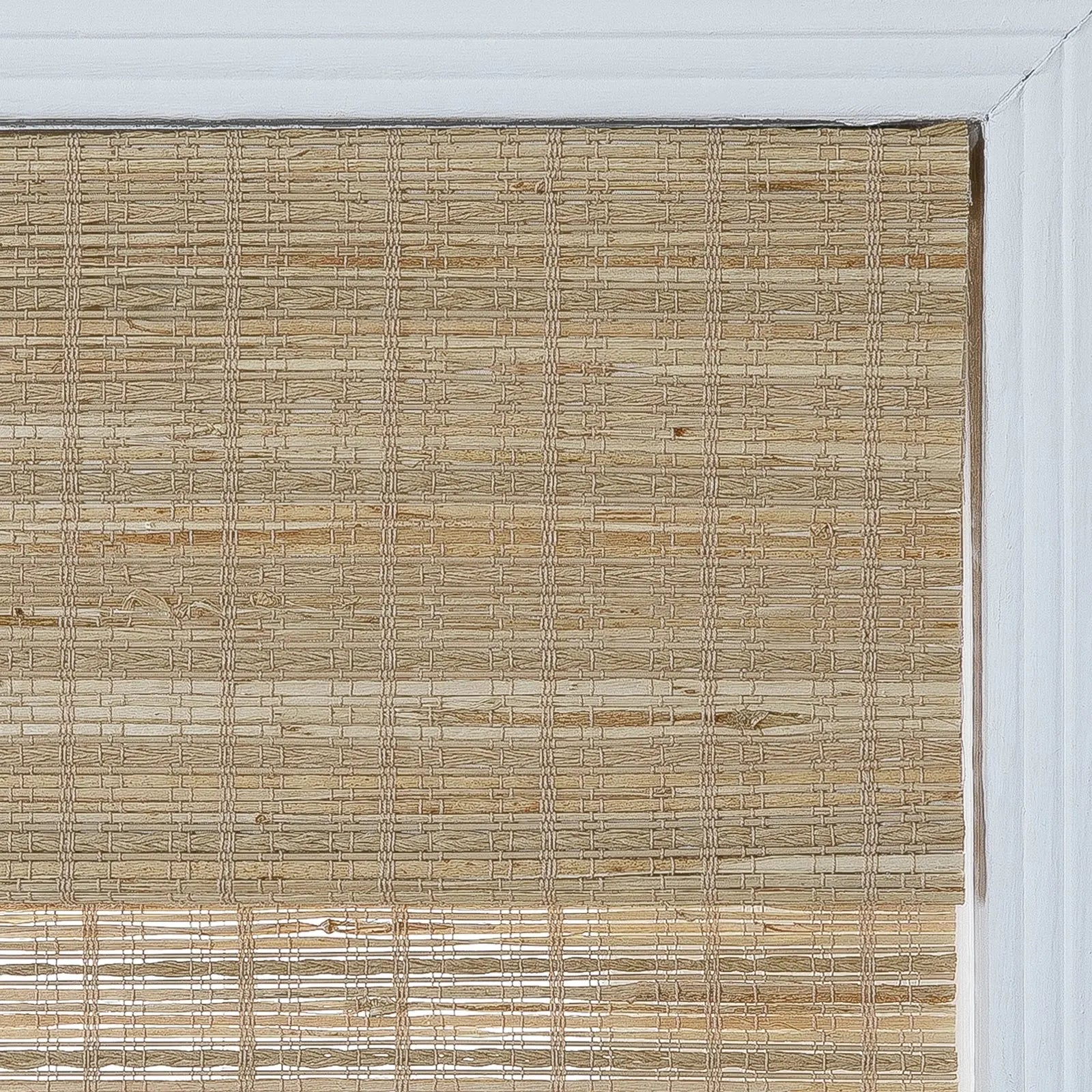 Rae Natural Ramie Flax Woven Wood Blinds - Series C-?-TWOPAGES CURTAINS