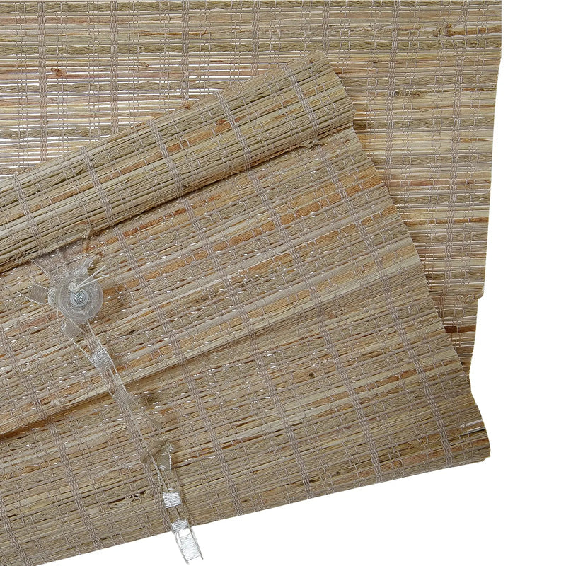 Rae Natural Ramie Flax Woven Wood Blinds - Series C-?-TWOPAGES CURTAINS