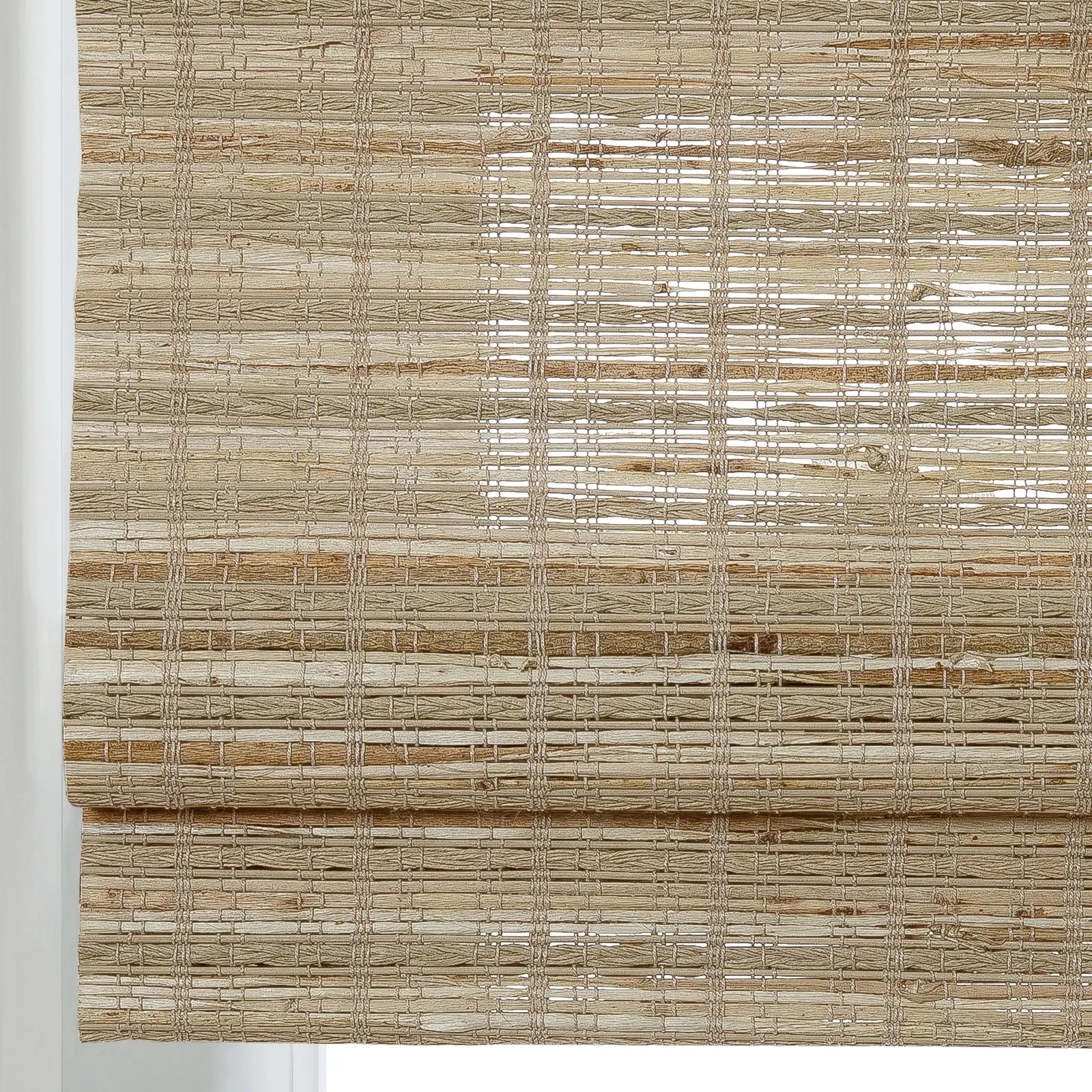 Rae Natural Ramie Flax Woven Wood Blinds - Series C-?-TWOPAGES CURTAINS