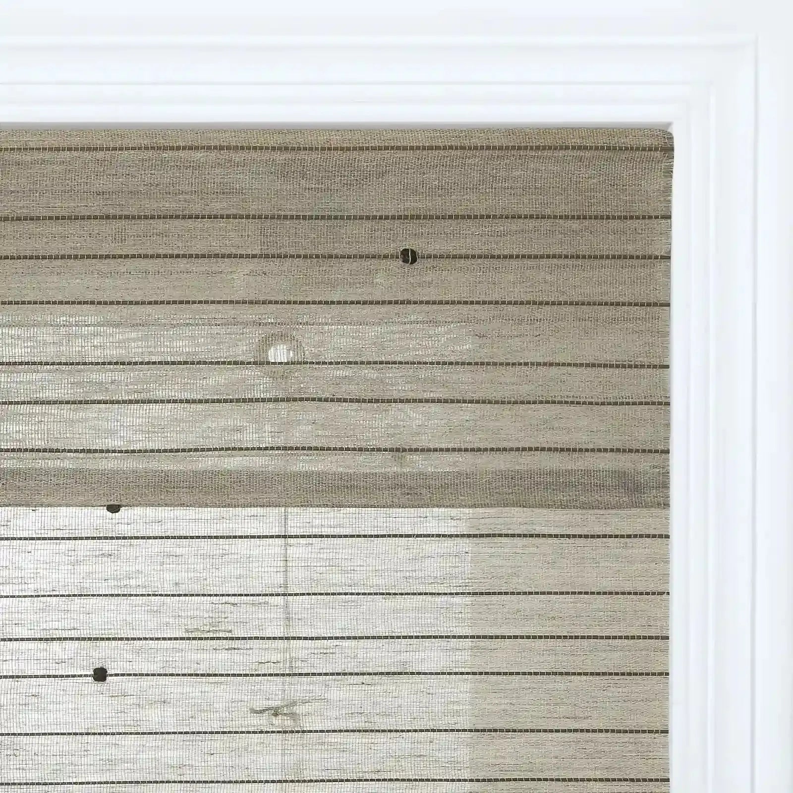 Rae Natural Ramie Jute Woven Wood Blinds - Series M?-TWOPAGES CURTAINS
