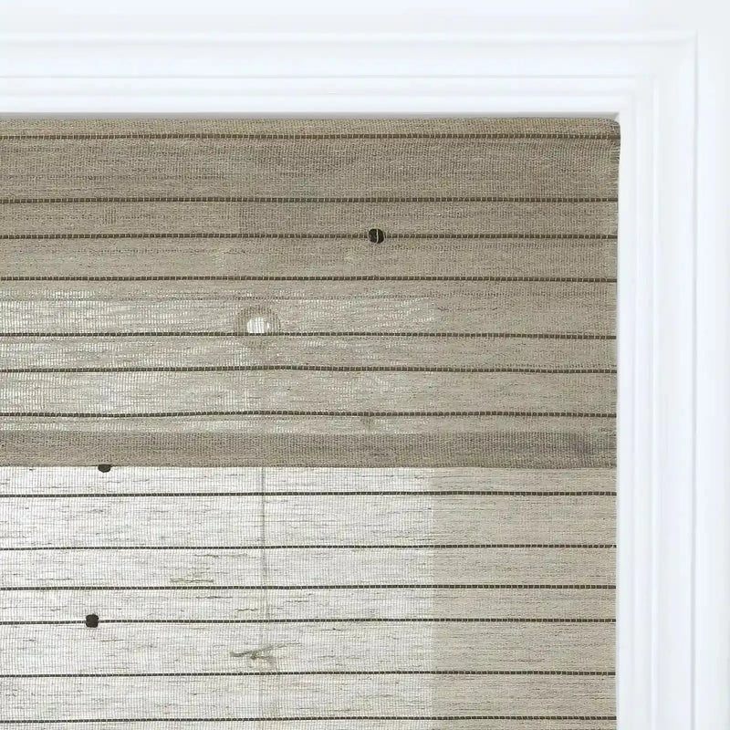 Rae Natural Ramie Jute Woven Wood Blinds - Series M?-TWOPAGES CURTAINS