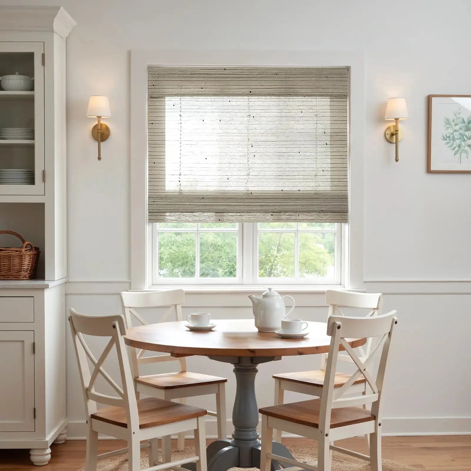 Rae Natural Ramie Jute Woven Wood Blinds - Series M?-TWOPAGES CURTAINS
