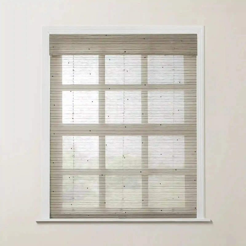 Rae Natural Ramie Jute Woven Wood Blinds - Series M?-TWOPAGES CURTAINS