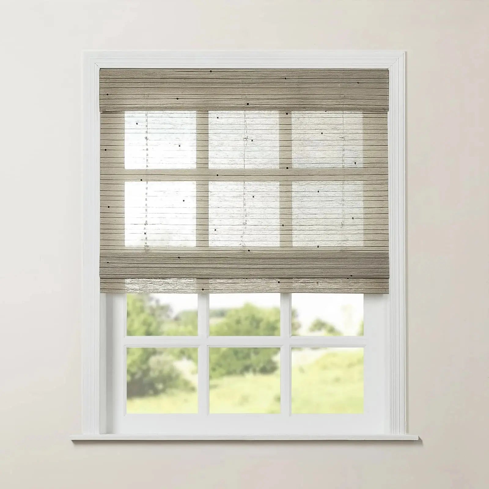 Rae Natural Ramie Jute Woven Wood Blinds - Series M?-TWOPAGES CURTAINS