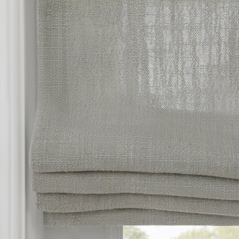 Liz Linen Flat Roman Blind Cord Lift