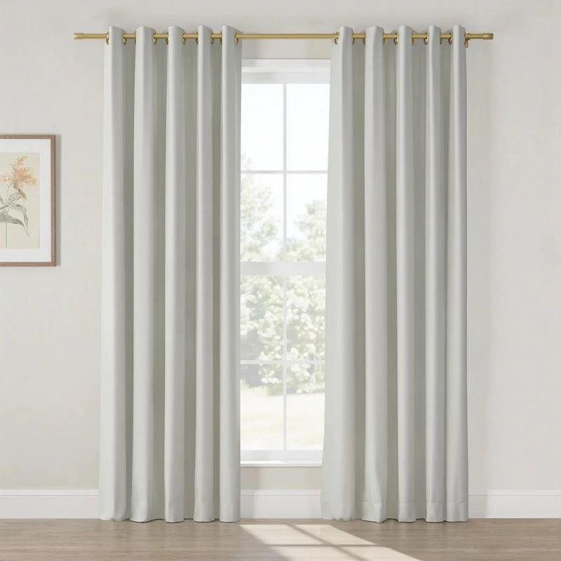 Lila 100% Blackout Drape Grommet?-TWOPAGES