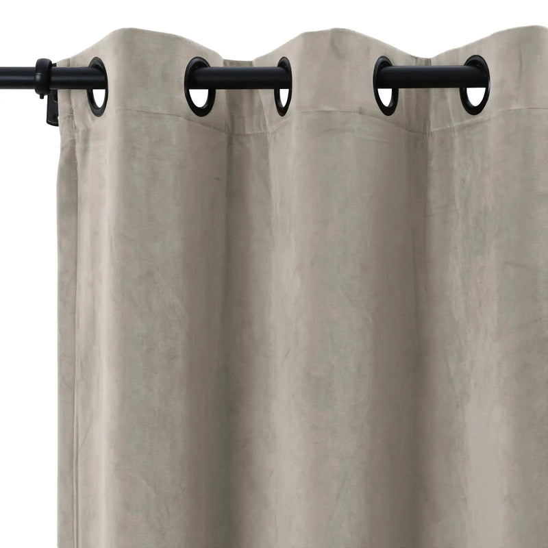 TWOPAGES Birkin Velvet Curtain Grommet- -TWOPAGES