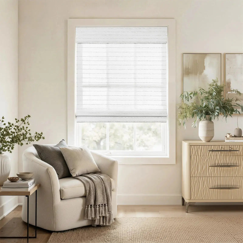 Rae Natural Ramie Jute Woven Wood Blinds - Series D-?-TWOPAGES CURTAINS