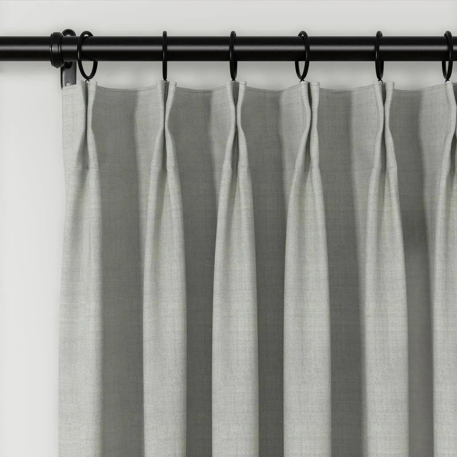 Karin Pure Wool Curtain Pleated -TWOPAGES
