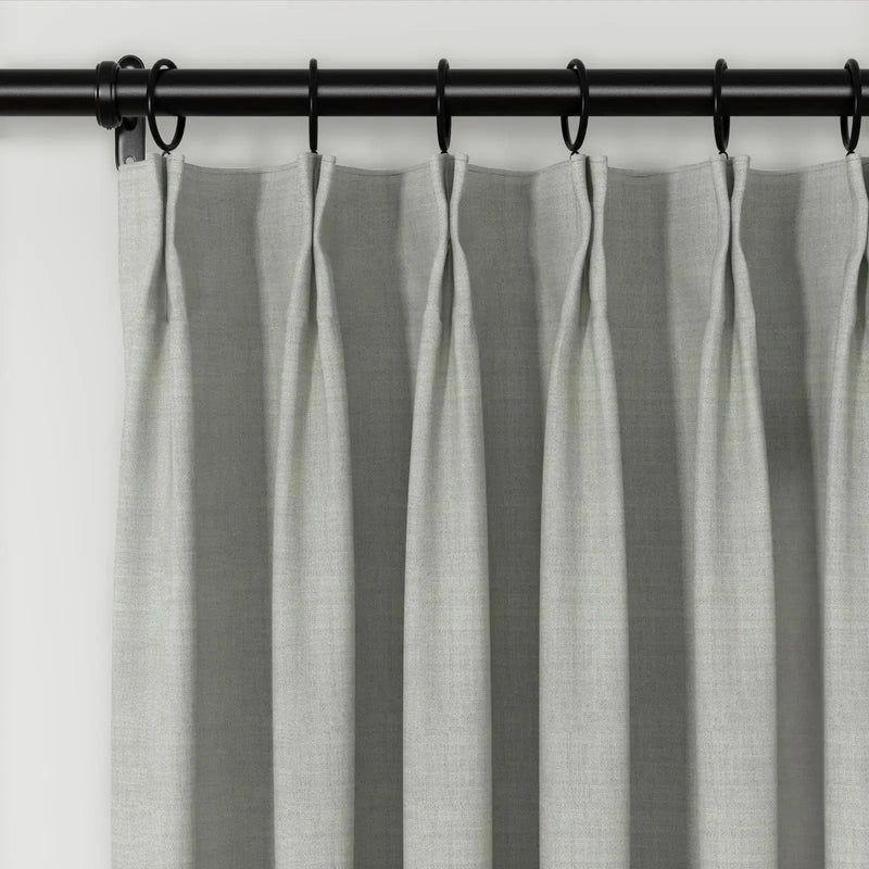 Karin Pure Wool Curtain Pleated -TWOPAGES