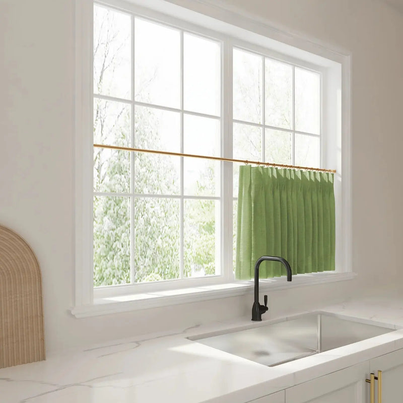 Liz Linen Pleated Cafe Curtains?-TWOPAGES