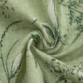 Holly Floral Pattern Boho Style Curtain Pleated?-TWOPAGES