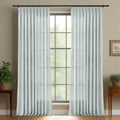 Holly Floral Pattern Boho Style Curtain Pleated?-TWOPAGES