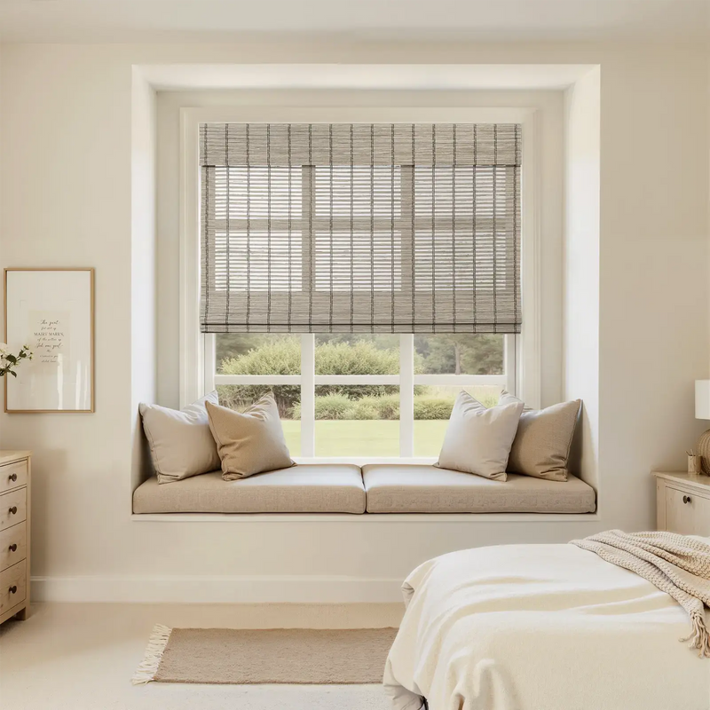 Rae Natural Bamboo Woven Blinds - Series S?-TWOPAGES CURTAINS