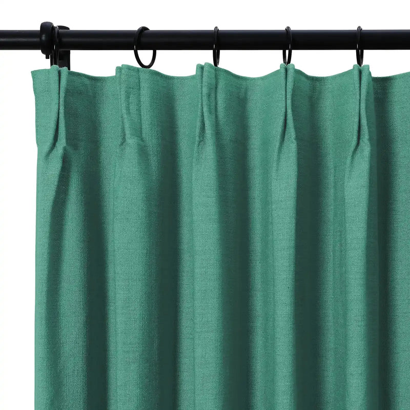 Isabella Heavyweight Cotton Drapery Pleated- -TWOPAGES