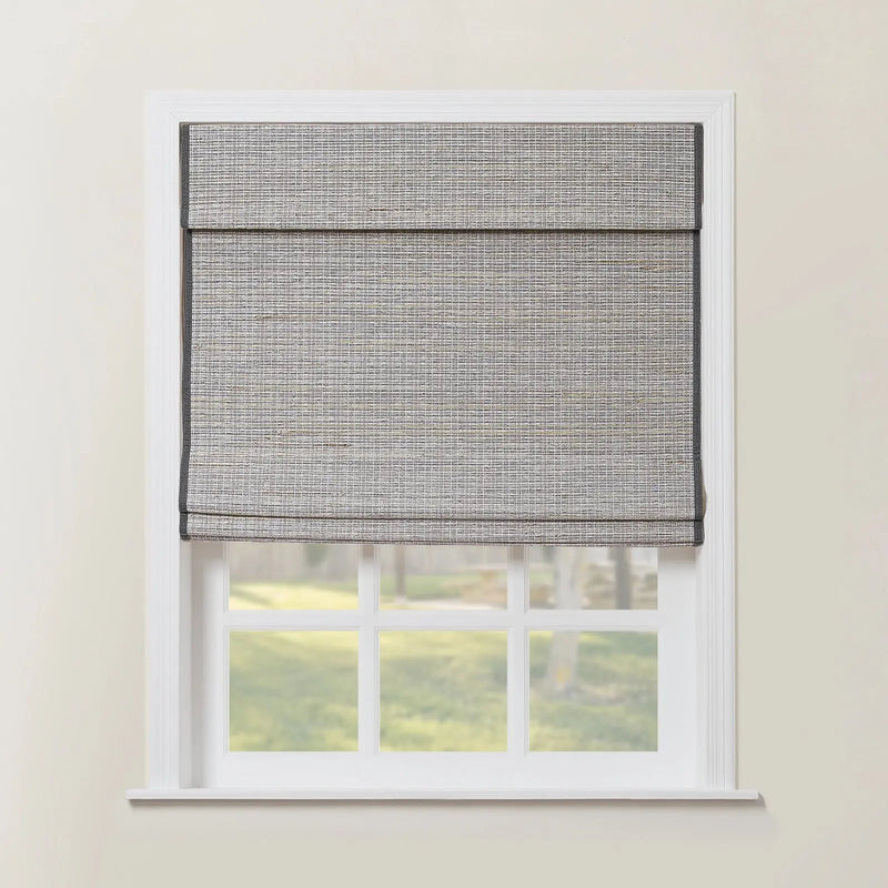Rae Natural Ramie Flax Woven Wood Blinds - Series C-?-TWOPAGES CURTAINS