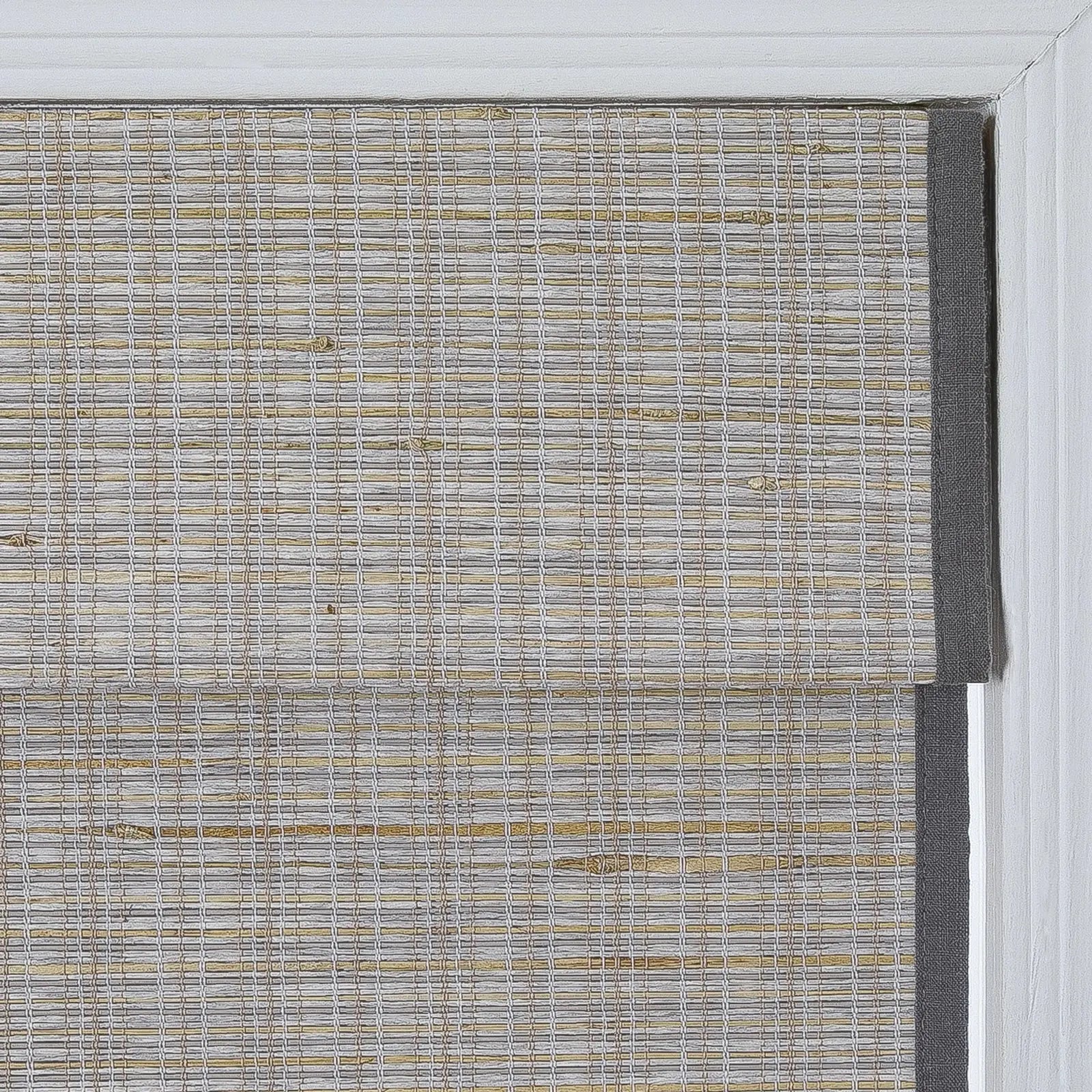 Rae Natural Ramie Flax Woven Wood Blinds - Series C-?-TWOPAGES CURTAINS