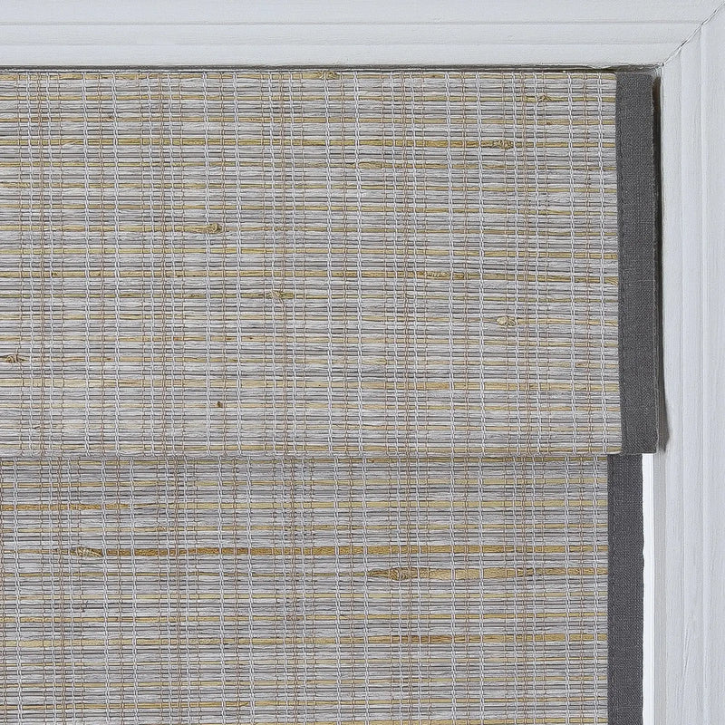 Rae Natural Ramie Flax Woven Wood Blinds - Series C-?-TWOPAGES CURTAINS
