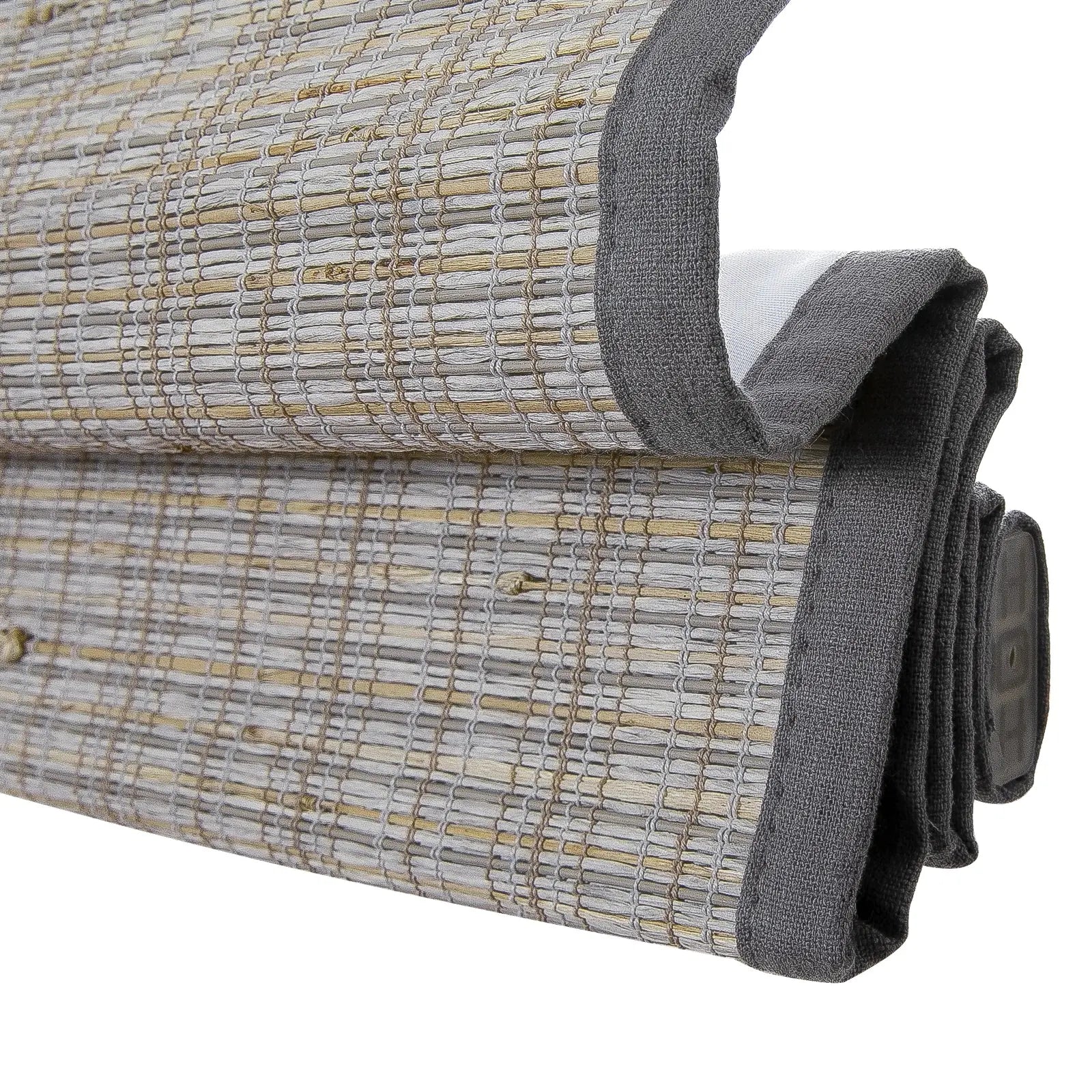 Rae Natural Ramie Flax Woven Wood Blinds - Series C-?-TWOPAGES CURTAINS