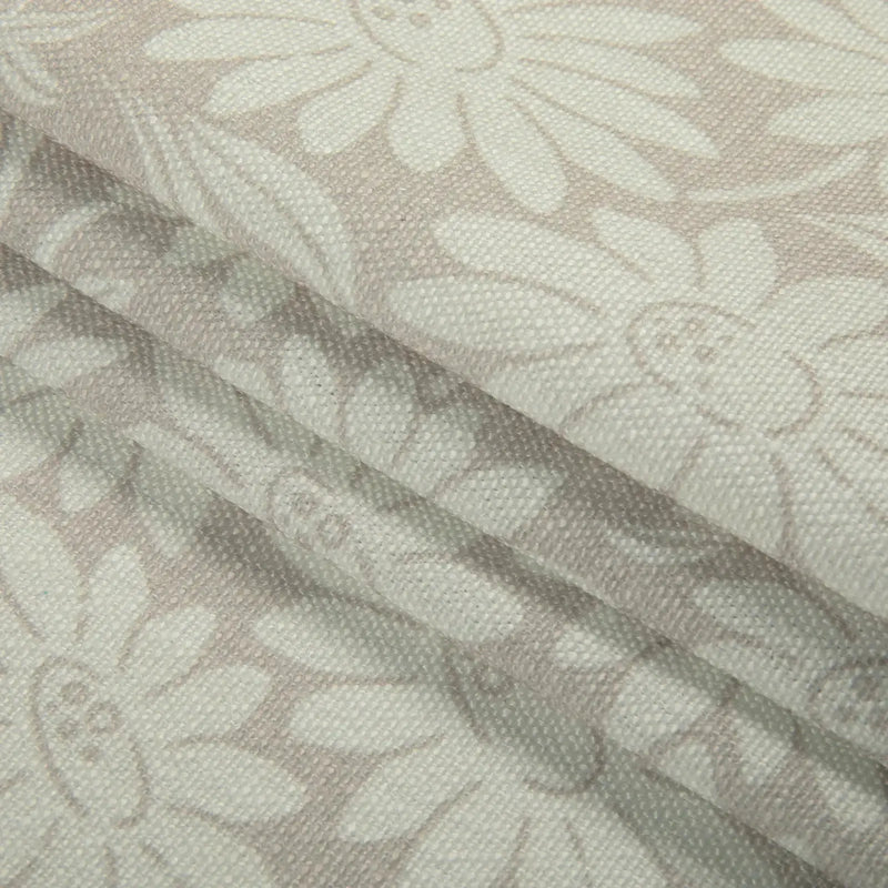 Leah Berin Garden Botanical Cotton Print Drapery Pleated- -TWOPAGES