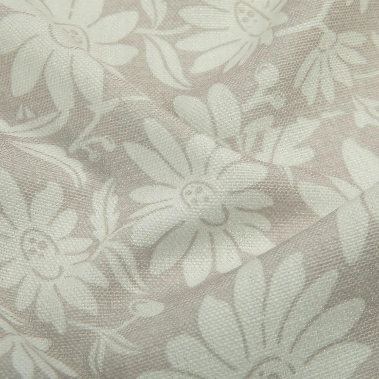 Leah Berin Garden Botanical Cotton Print Drapery Pleated- -TWOPAGES