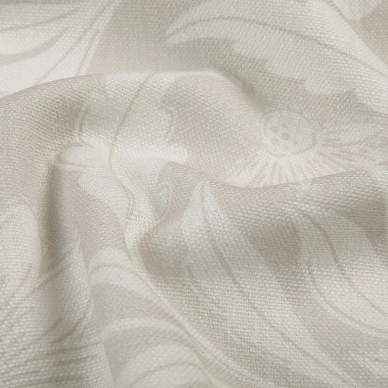 Leah Berin Garden Botanical Cotton Print Drapery Pleated- -TWOPAGES