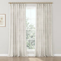 Leah Nicole Garden Botanical Cotton Print Drapery Pleated- -TWOPAGES