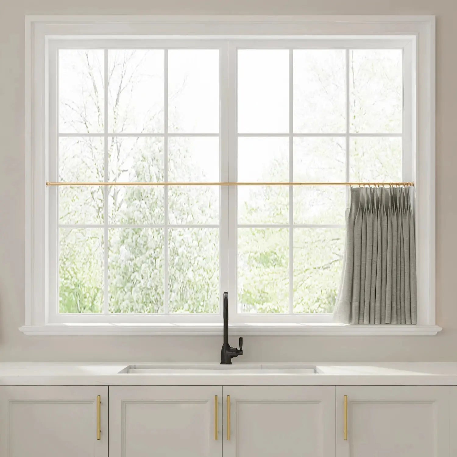 Liz Linen Pleated Cafe Curtains?-TWOPAGES