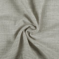 Grey Liz Linen Pleated Curtains soft linen weave gathered into a spiral close-up