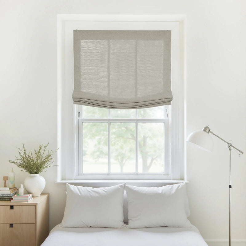 Liz Linen Relaxed Roman Blind Cord Lift