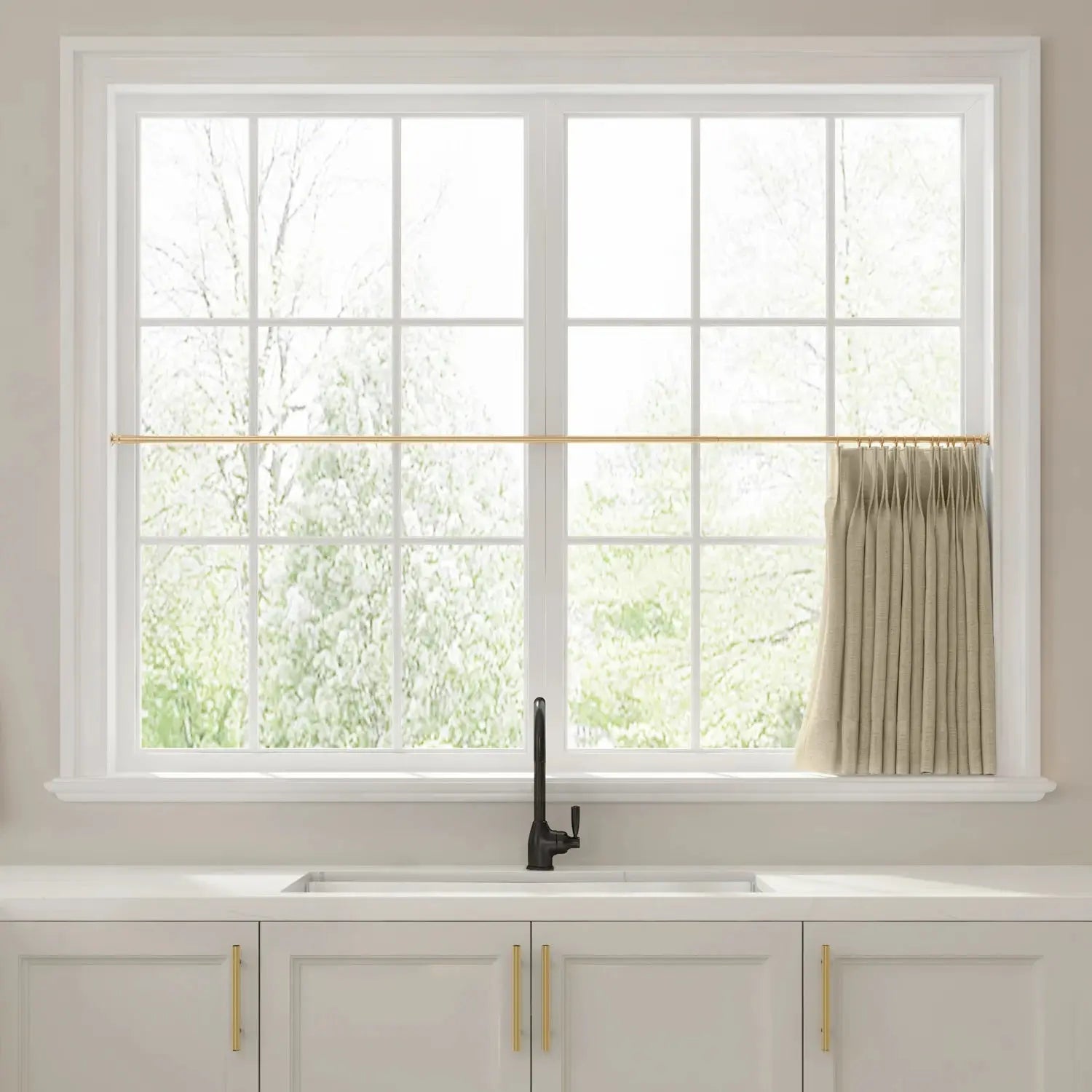 Liz Linen Pleated Cafe Curtains?-TWOPAGES