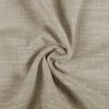 Grey Beige Liz Linen Pleated Curtains soft linen weave gathered into a spiral close-up
