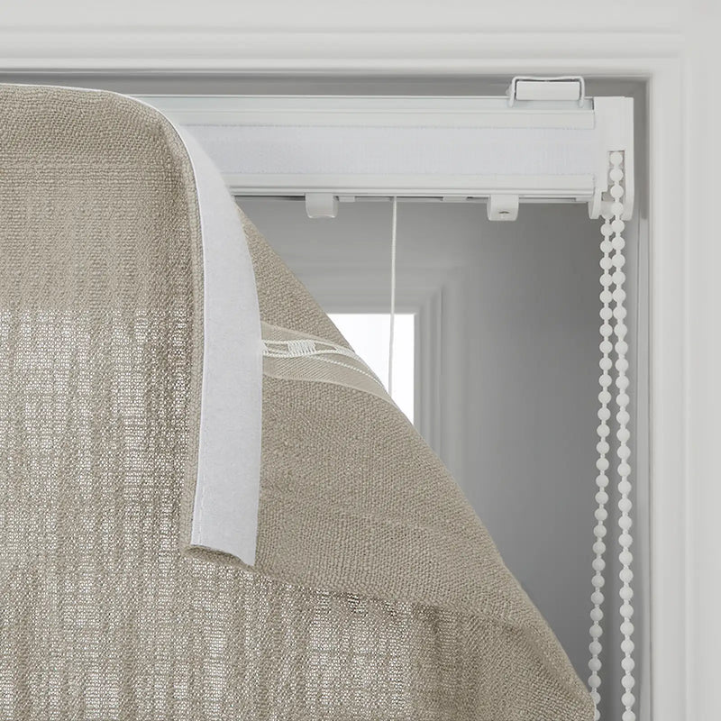 Liz Linen Flat Roman Blind Cord Lift