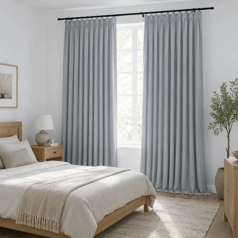 Lila 100% Blackout Drape Pleated-?-TWOPAGES