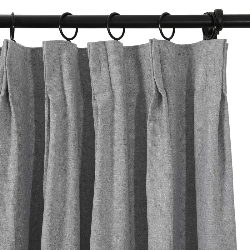 Lila 100% Blackout Drape Pleated-?-TWOPAGES