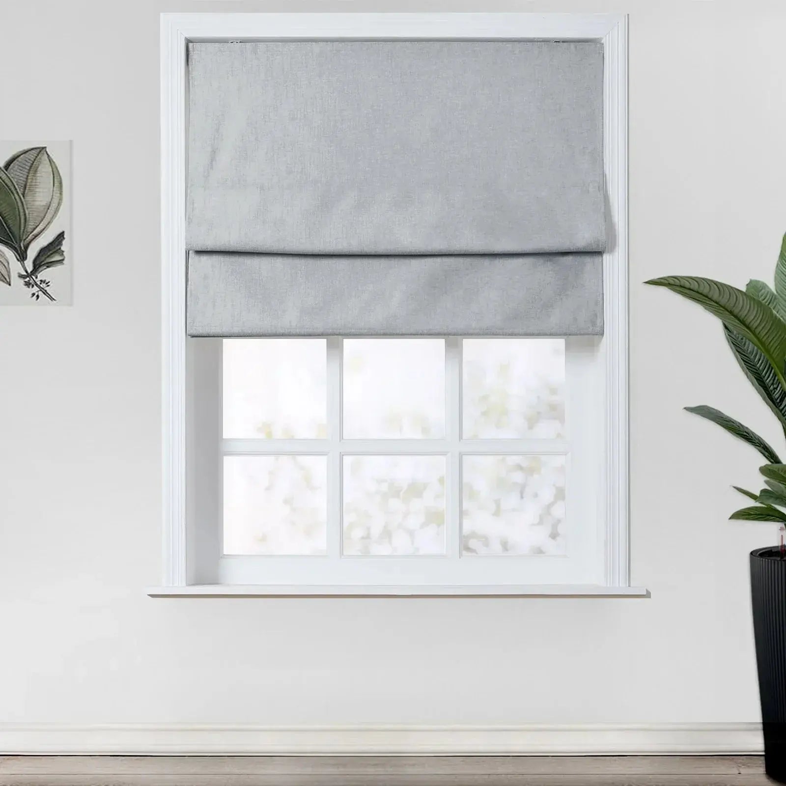 Kyla Linen Blend Roman Shade Cordless TWOPAGES