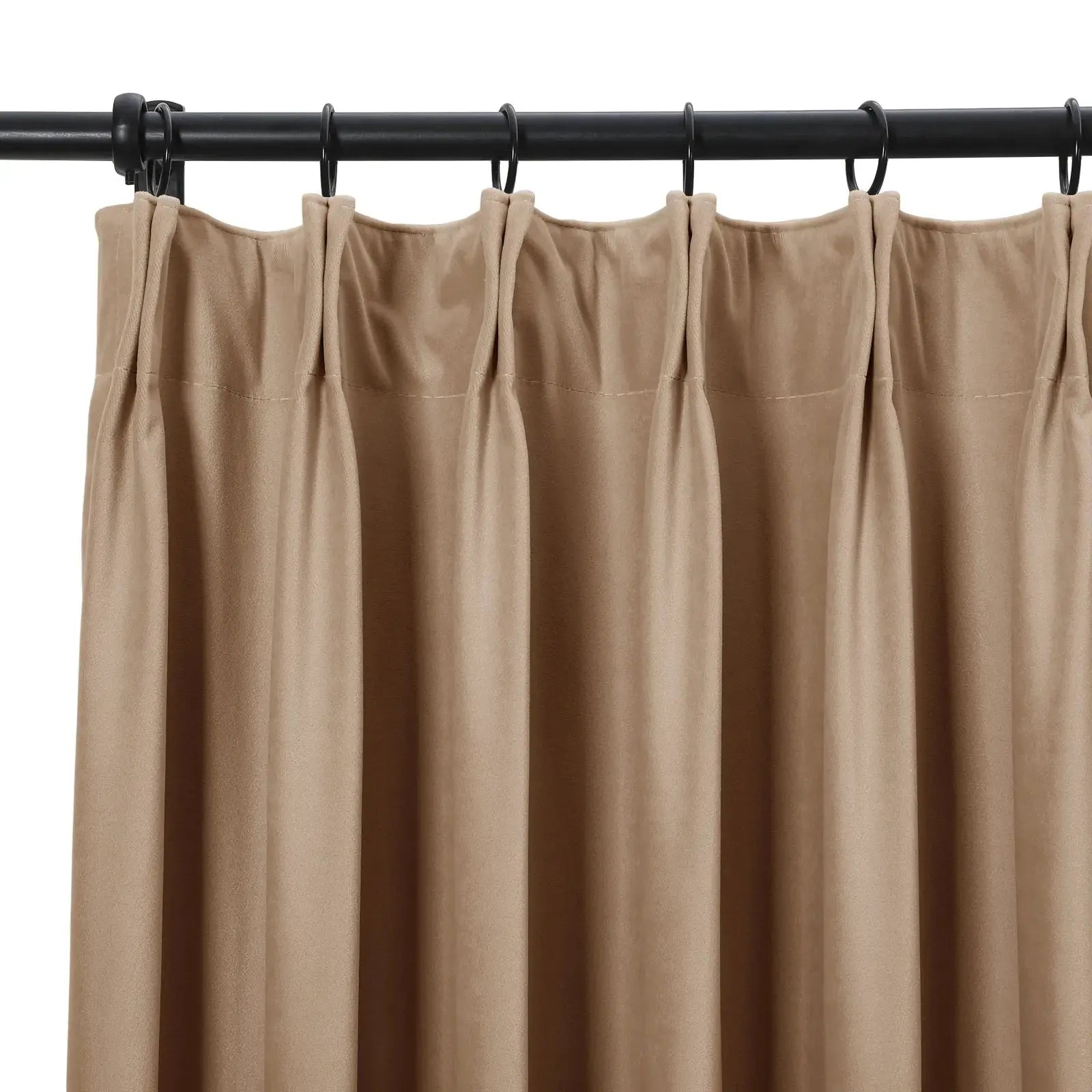 Tavis Premium Velvet Curtain Pleated-?-TWOPAGES