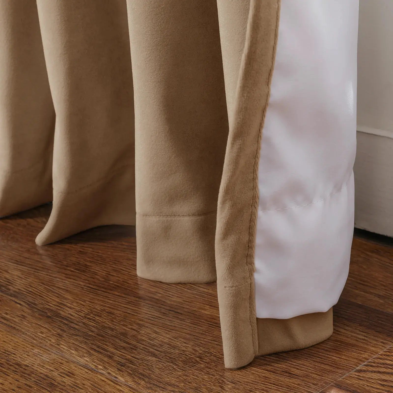 Tavis Premium Velvet Curtain Pleated-?-TWOPAGES