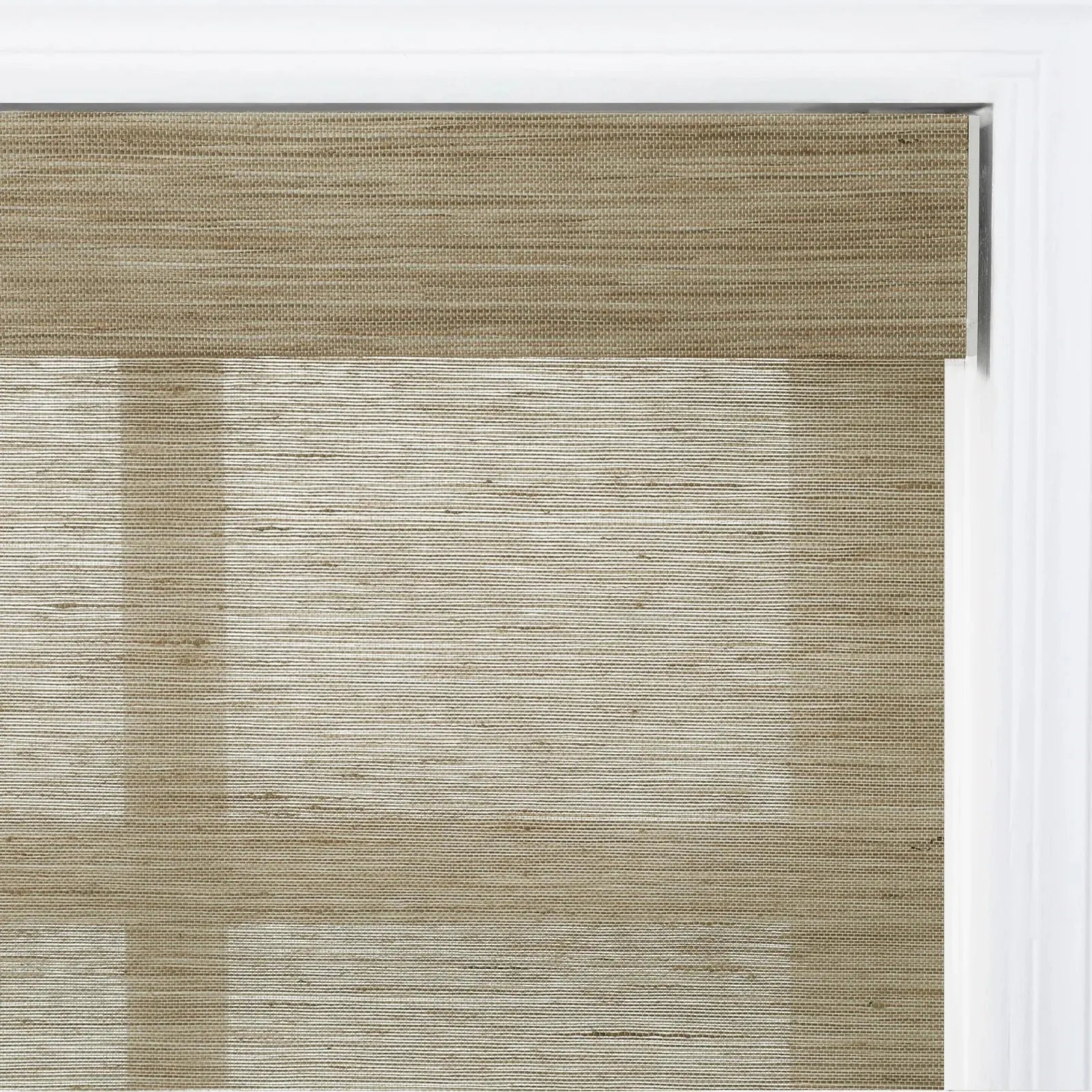 Rae Natural Jute Woven Wood Roller Blinds Cordless-?-TWOPAGES