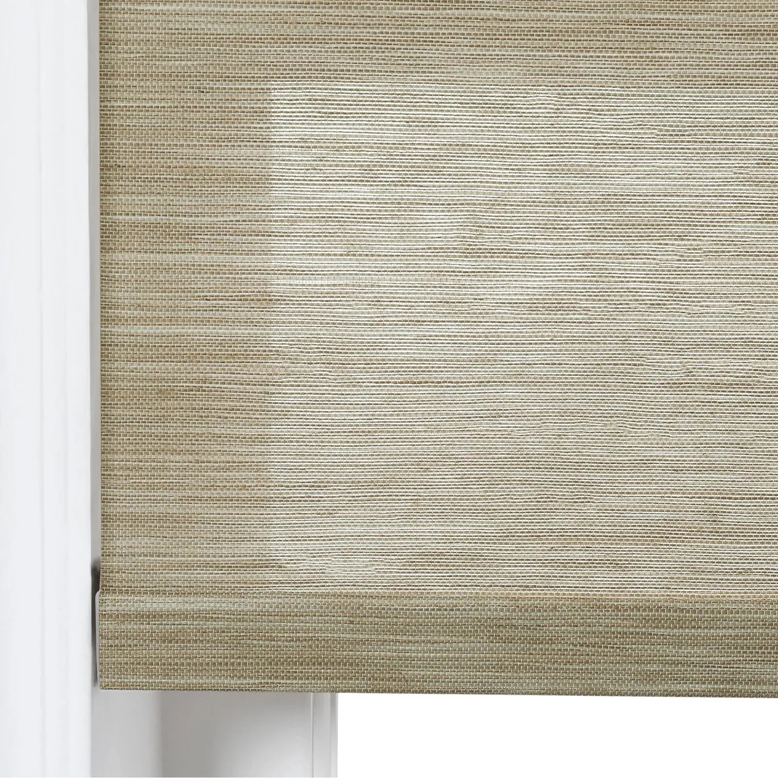 Rae Natural Jute Woven Wood Roller Blinds Cordless-?-TWOPAGES