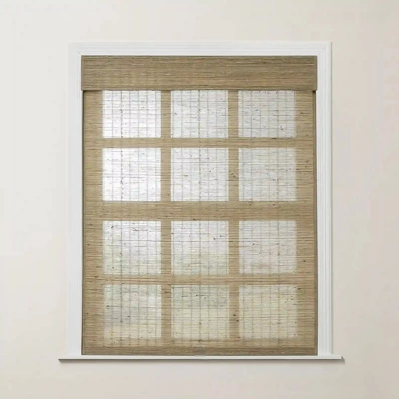 Rae Natural Ramie Jute Woven Wood Blinds - Series M?-TWOPAGES CURTAINS