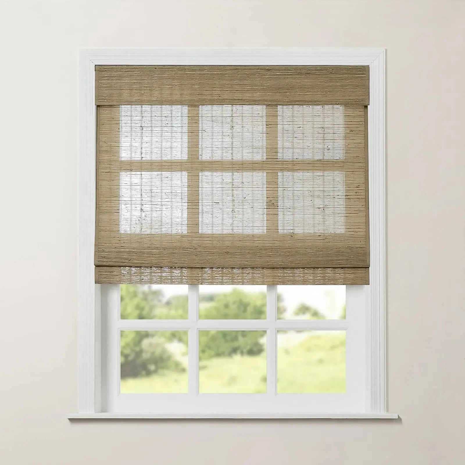 Rae Natural Ramie Jute Woven Wood Blinds - Series M?-TWOPAGES CURTAINS