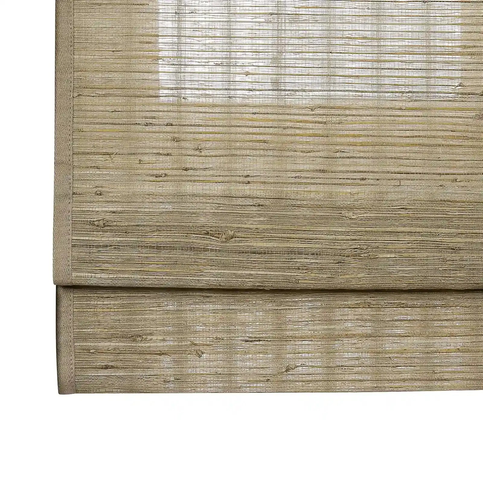 Rae Natural Ramie Jute Woven Wood Blinds - Series M-?-TWOPAGES CURTAINS