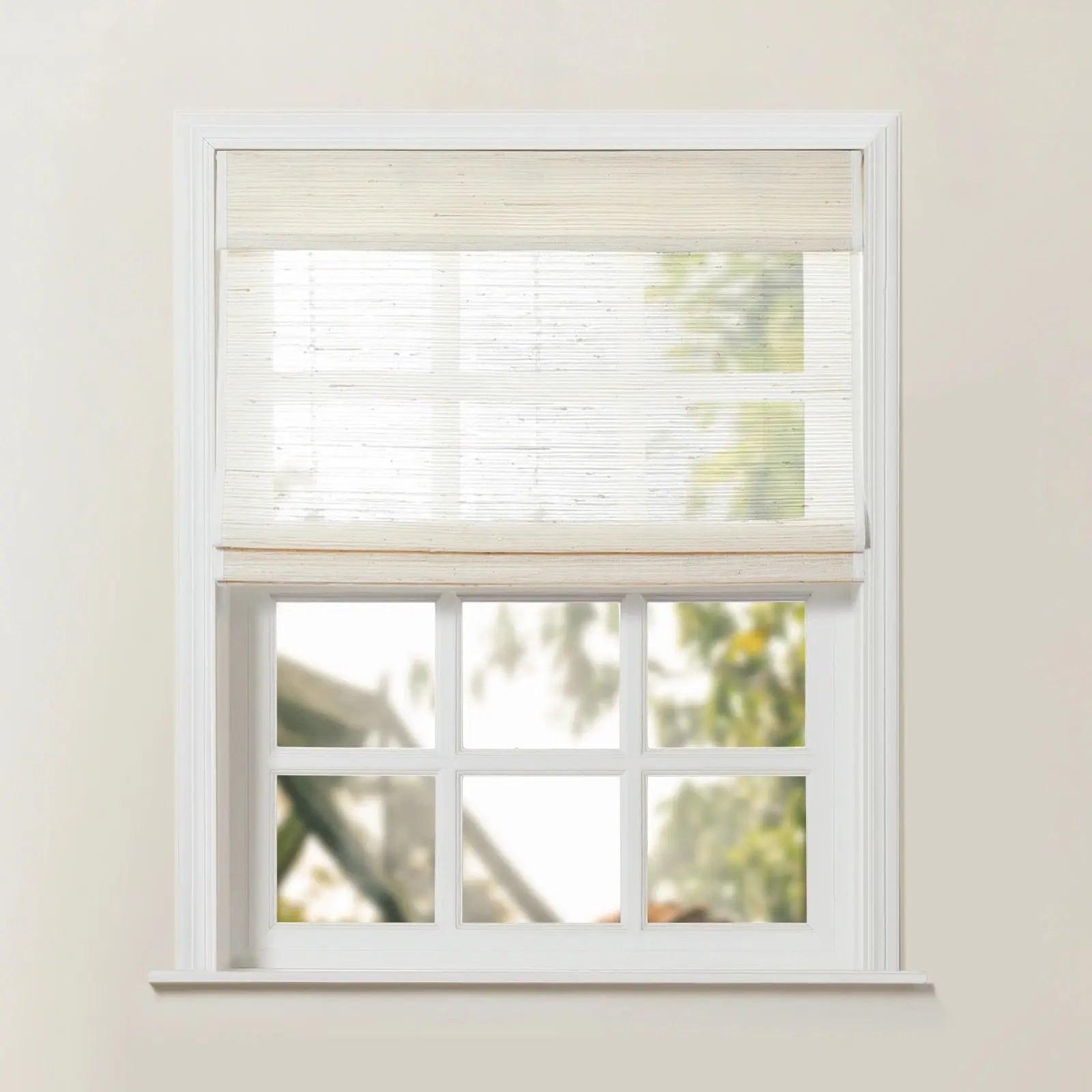 Rae Natural Ramie Jute Woven Wood Blinds - Series D-?-TWOPAGES CURTAINS