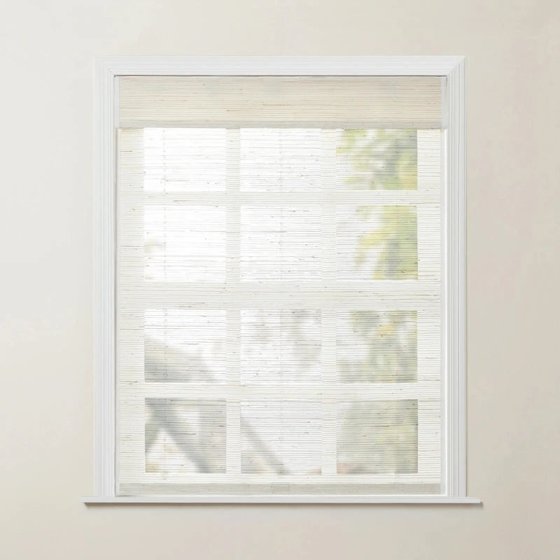 Rae Natural Ramie Jute Woven Wood Blinds - Series D-?-TWOPAGES CURTAINS