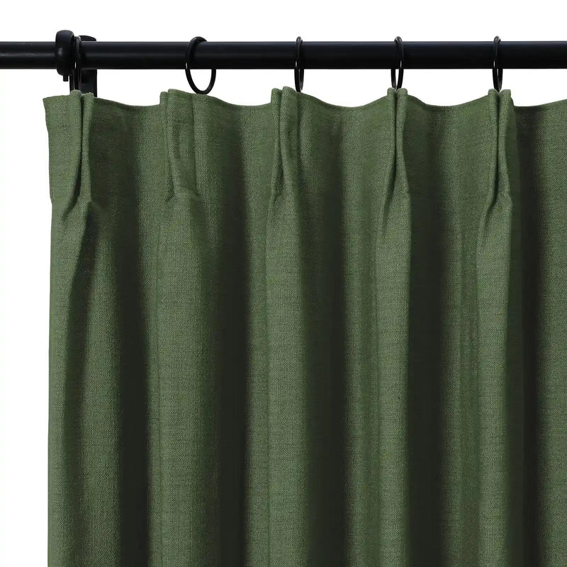 Isabella Heavyweight Cotton Drapery Pleated- -TWOPAGES