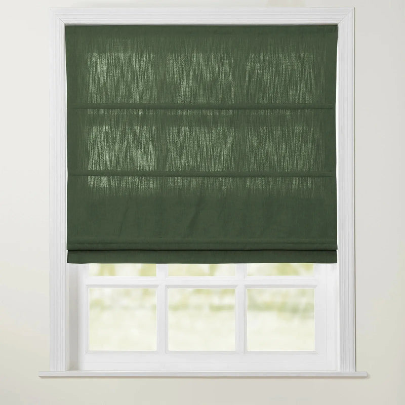 Isabella Cotton Roman Shade Cord Lift- -TWOPAGES