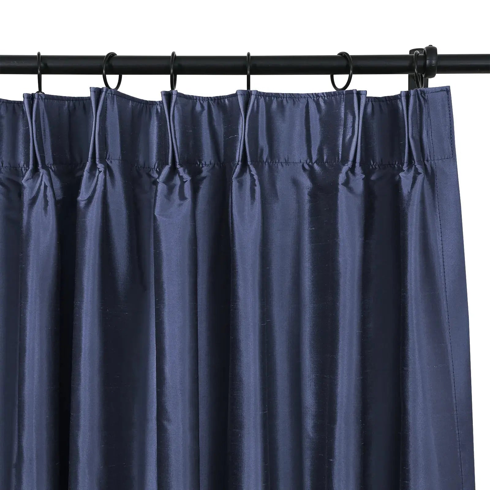 Selman Dupioni Silk Curtain Pleated?-TWOPAGES