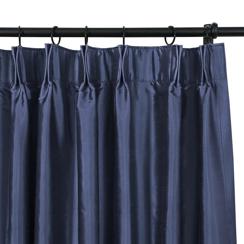 Selman Dupioni Silk Curtain Pleated?-TWOPAGES